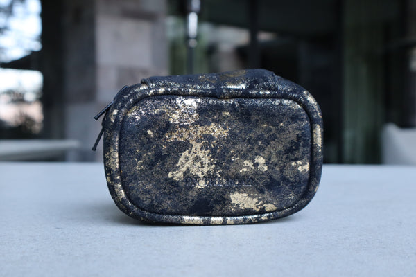 Estuche Mini Black and Gold Snake