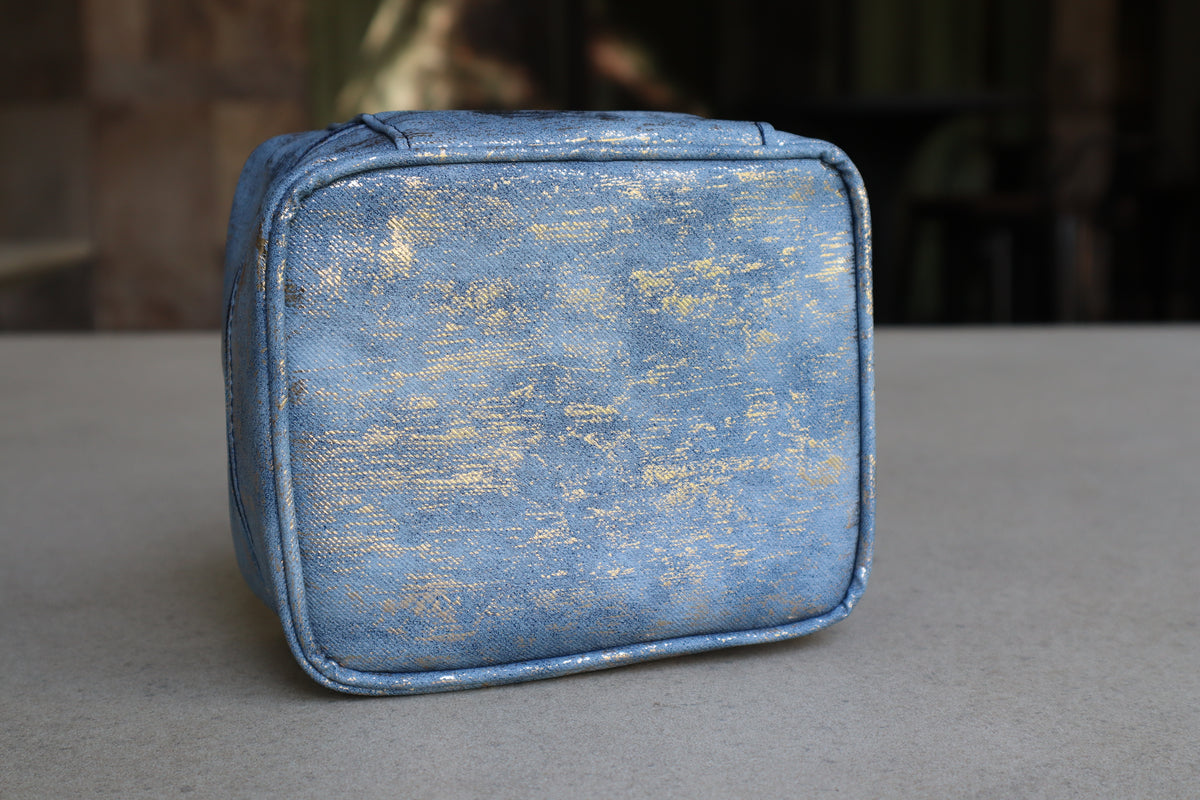 Estuche de Medicinas Metallic Denim