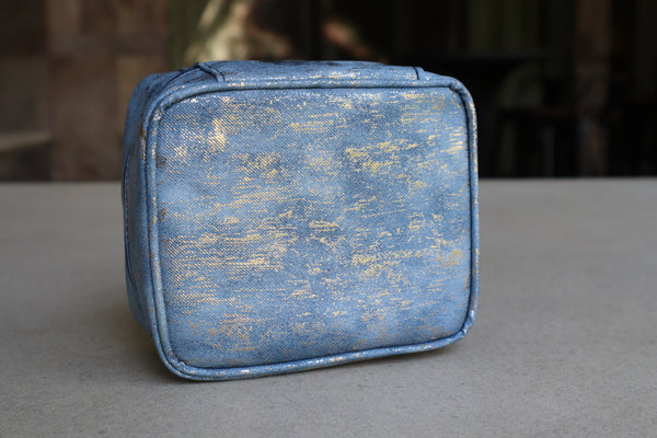Estuche de Medicinas Metallic Denim