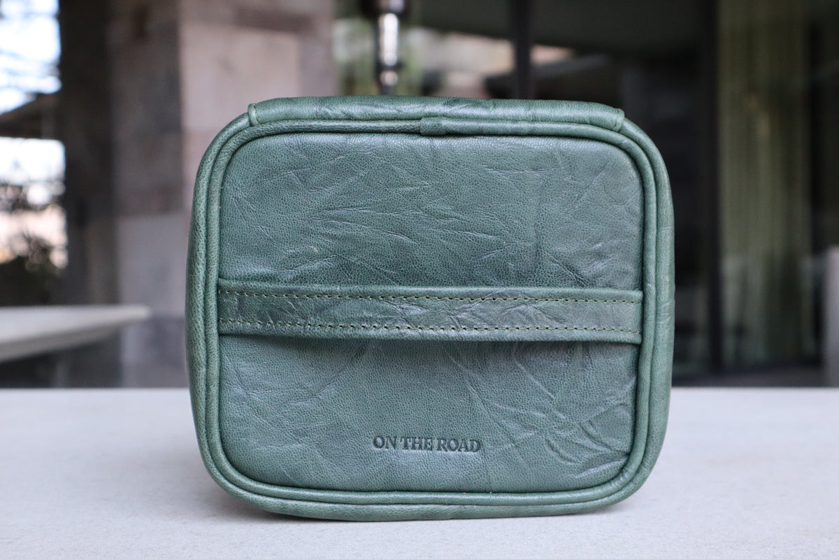 Estuche de Medicinas Verde Arrugado