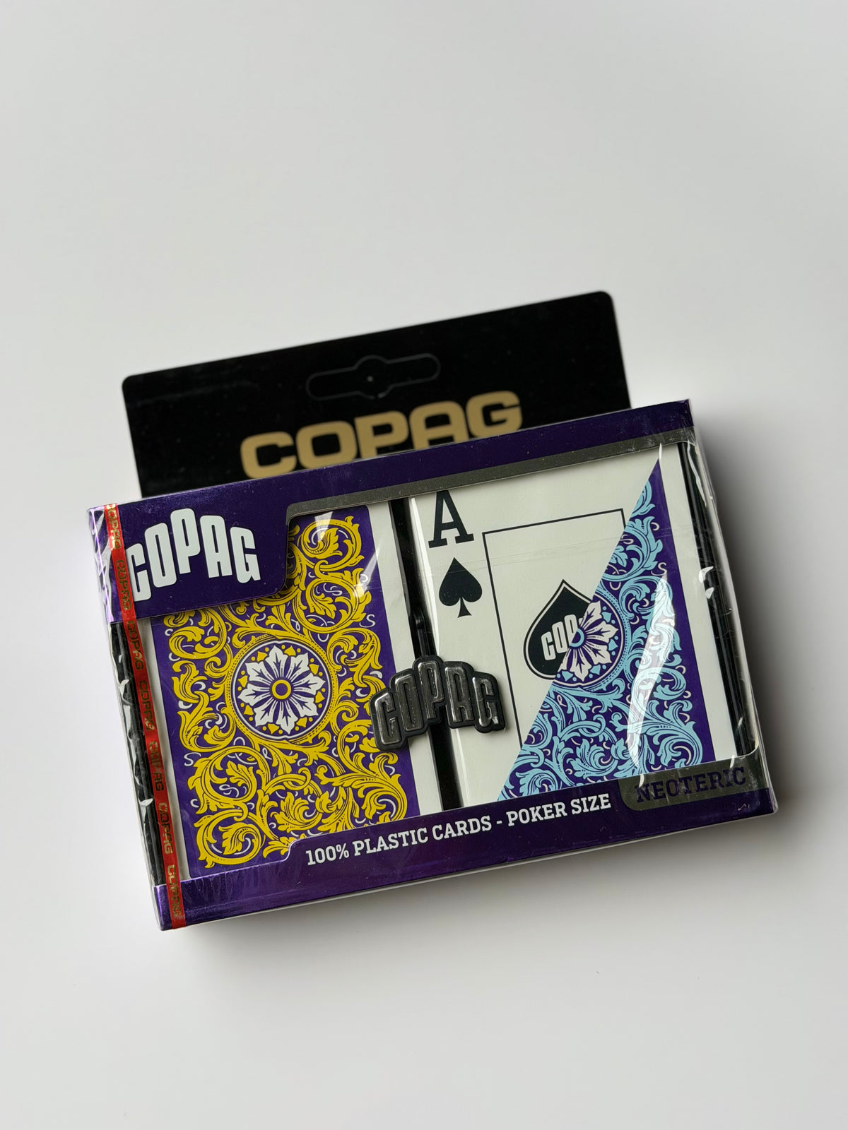 Cartas COPAG Poker Size Amarillo con Azul