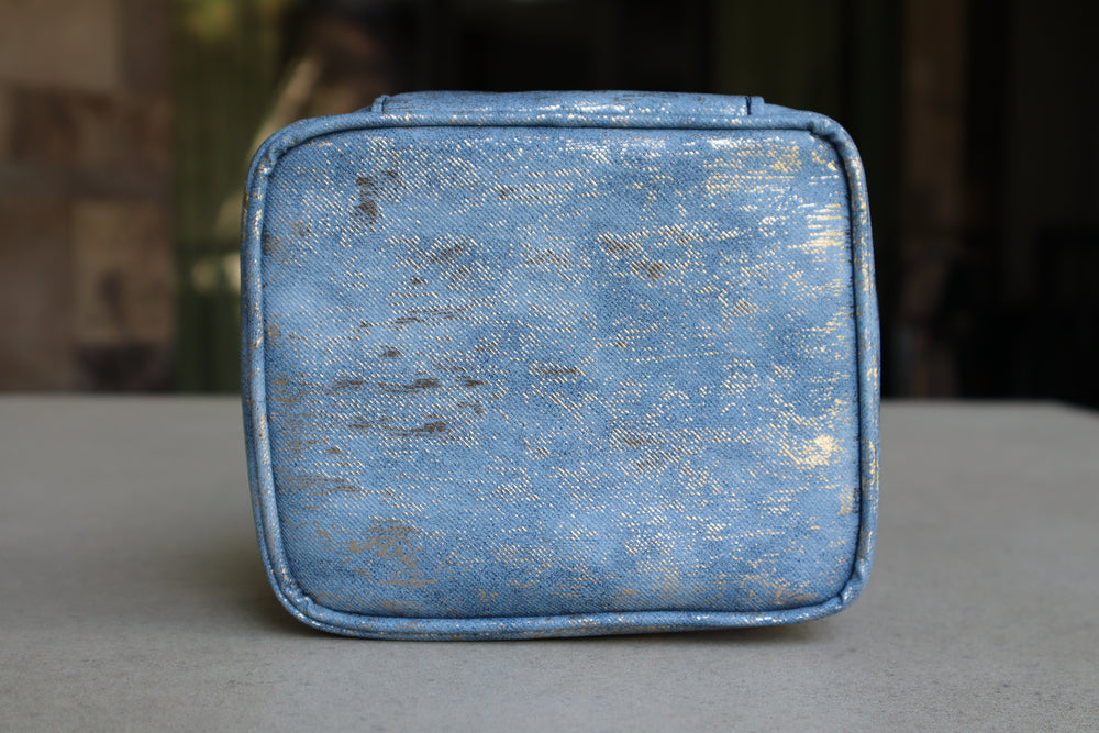 Estuche de Medicinas Metallic Denim