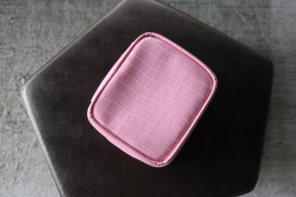 Estuche de Medicinas Bubblegum Pink Croc